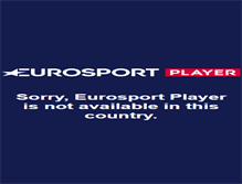 Tablet Screenshot of eurosportplayer.com